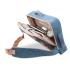 Moshi Venturo Backpack Ultra-Lightweight, An ergonomic, crossbody laptop backpack with cushioned compartments for a laptop (up to 15") and an iPad/tablet – Steel Blue